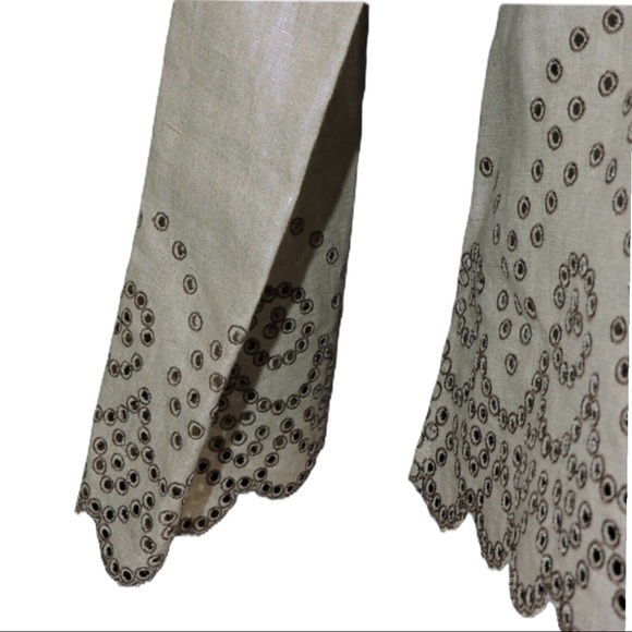 Talbots Linen Tunic Top Size 12 - Picture 3 of 7